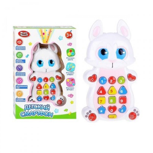 

Музыкальный развивающий телефон Limo Toy Зайчик украинский (7614)