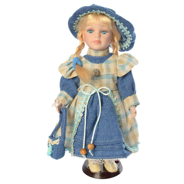 

Кукла фарфоровая сувенирная Porcelain dolls G067-12 Коллекционная 31 cм (АС215-01)