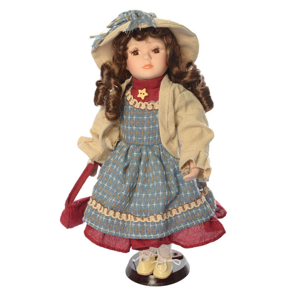 

Кукла фарфоровая сувенирная Porcelain dolls G067-12 Коллекционная 31 cм (АС215-06)