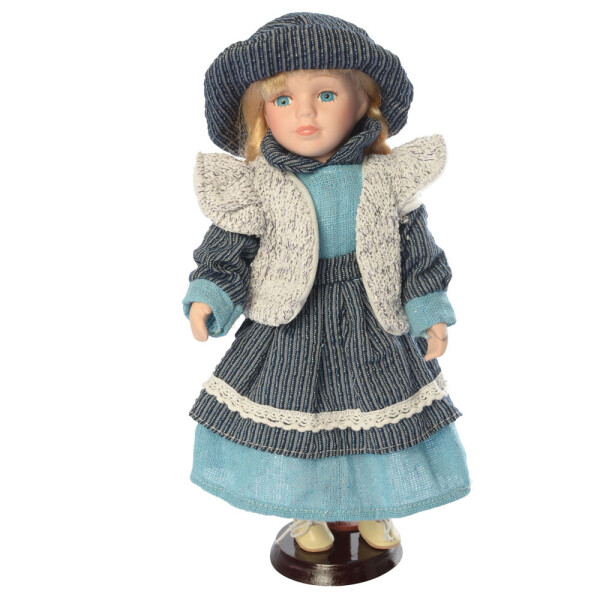 

Кукла фарфоровая сувенирная Porcelain dolls G067-12 Коллекционная 31 cм (АС215-09)