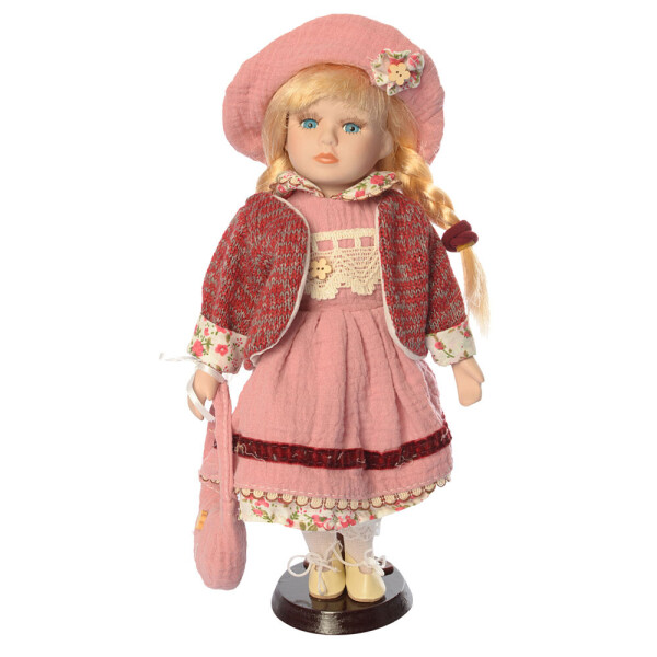 Акция на Кукла фарфоровая сувенирная Porcelain dolls G067-12 Коллекционная 31 cм (АС215-12) от Allo UA