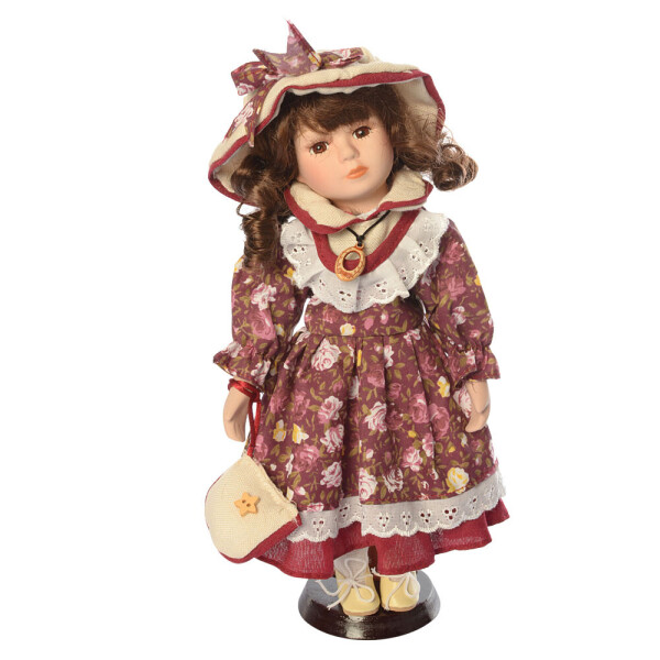 

Кукла фарфоровая сувенирная Porcelain dolls G067-12 Коллекционная 31 cм (АС215-10)
