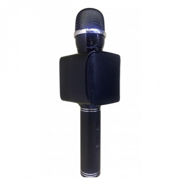 Акція на Беспроводной Bluetooth микрофон для караоке Magic Karaoke YS 68 портативный два динамика с мембраной низких частот Чёрный від Allo UA