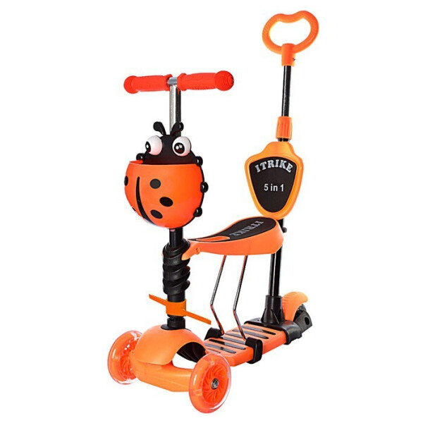 

Самокат 5 в 1 iTrike Maxi JR 3-026-В Оранжевый (111481)