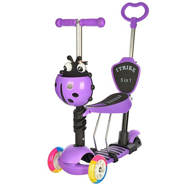 

Самокат 5 в 1 iTrike Maxi JR 3-026-С Фиолетовый (111491)