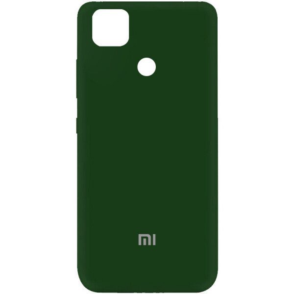 

Чехол Silicone Cover My Color Full Protective (A) для Xiaomi Redmi 9C Зеленый / Dark green
