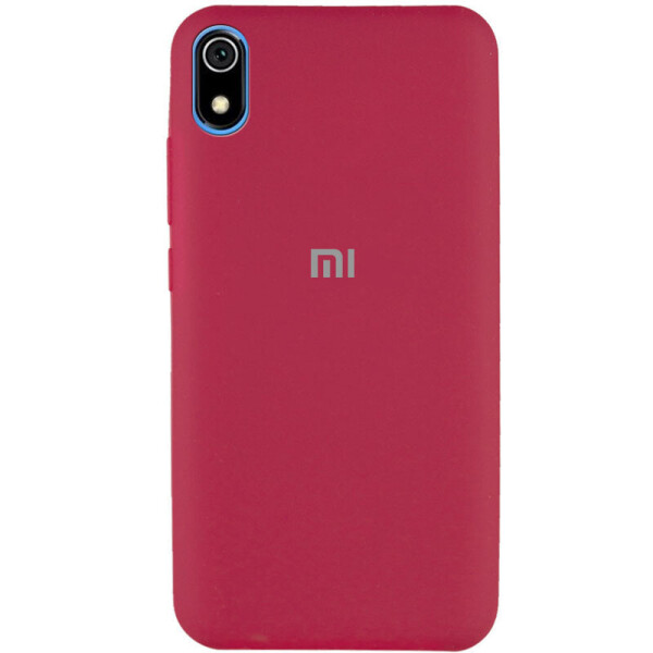 

Чехол Silicone Cover Full Protective (AA) для Xiaomi Redmi 7A Красный / Rose Red