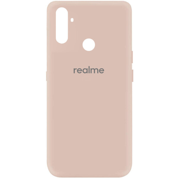 

Чехол Silicone Cover My Color Full Protective (A) для Realme C3 Розовый / Pink Sand