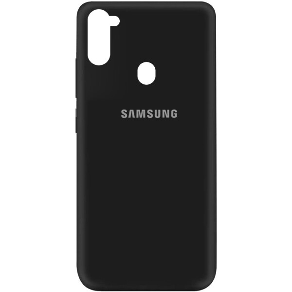 

Чехол Silicone Cover My Color Full Protective (A) для Samsung Galaxy A11 Черный / Black