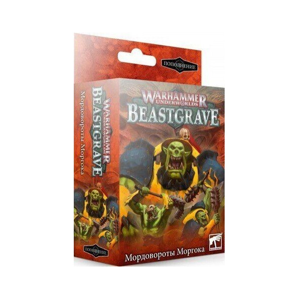

Настольная игра Games Workshop Warhammer Underworlds Beastgrave: Мордовороты Моргока (Morgok's Krushas) (21120709004)