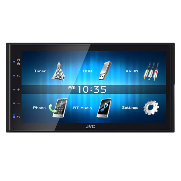 

2 din автомагнитола USB JVC KW-M24BT