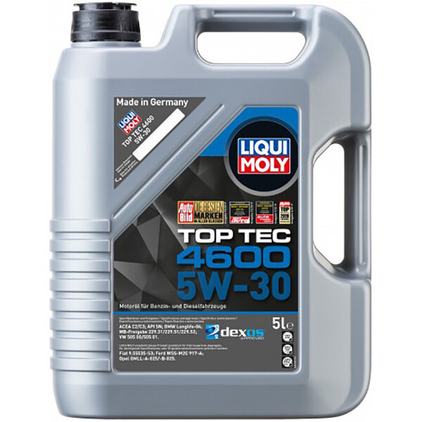 

Синтетическое моторное масло Liqui Moly TOP TEC 4600 5W-30 — 5 л