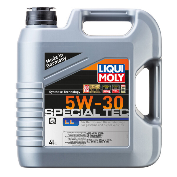 

Синтетическое моторное масло Liqui Moly Special TEC LL 5W-30 — 4 л