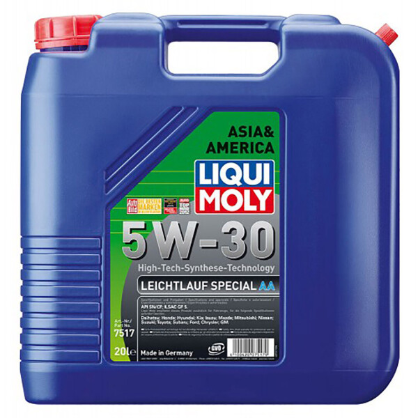 

Синтетическое моторное масло Liqui Moly Special TEC AA 5W-30 — 20 л