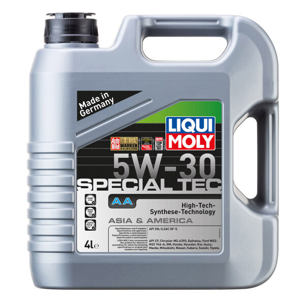 

Синтетическое моторное масло Liqui Moly Special TEC AA 5W-30 — 4 л
