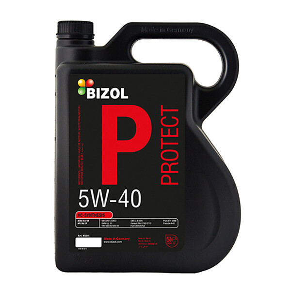 

Синтетическое моторное масло Bizol Protect 5W-40 — 5 л