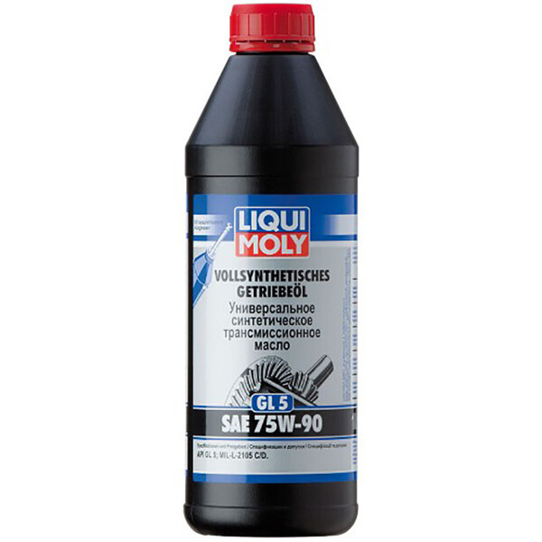 

Трансмиссионное масло Liqui Moly Vollsynthetisches Getriebeoil GL5 75W-90 — 1 л