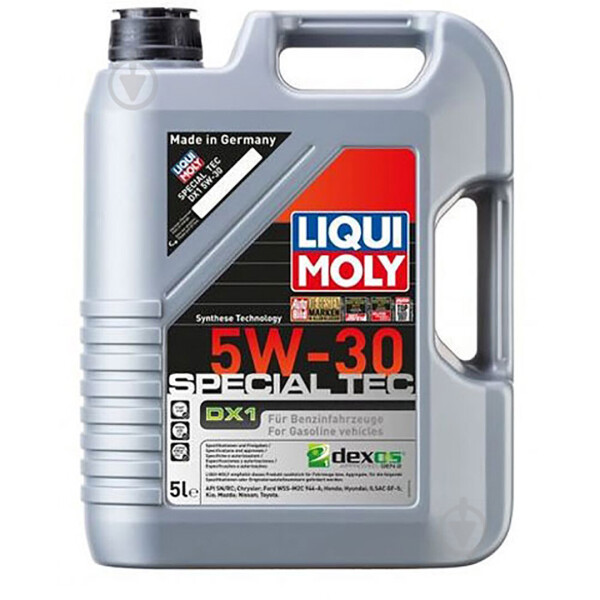 

Синтетическое моторное масло Liqui Moly Special TEC DX1 5W-30 — 5 л