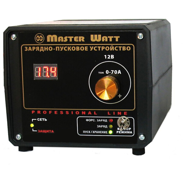 

Пуско-зарядное устройство для автомобиля Master Watt 12 В, 30 А, старт 70 А, ЦА