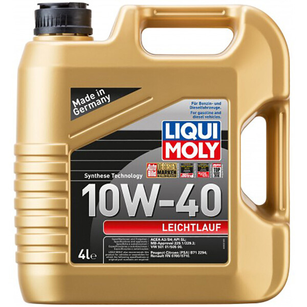 

Полусинтетическое моторное масло Liqui Moly Leichtlauf 10W-40 — 4 л