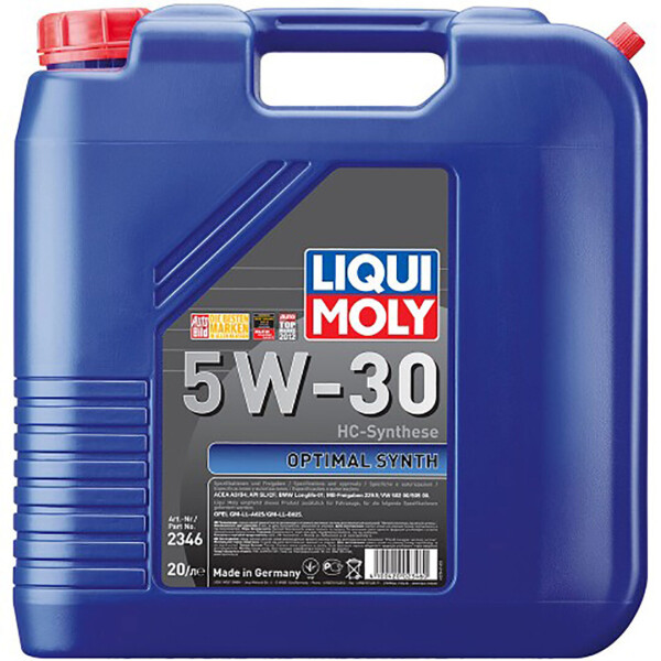 

Синтетическое моторное масло Liqui Moly Optimal HT Synth 5W-30 — 20 л