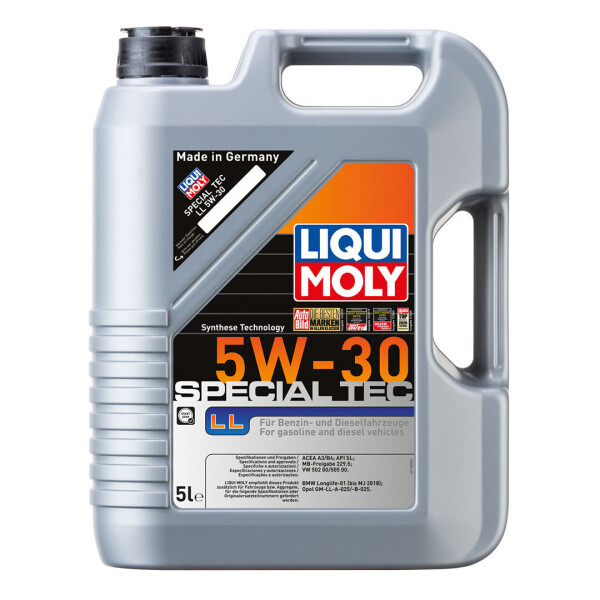 

Синтетическое моторное масло Liqui Moly Special TEC LL 5W-30 — 5 л