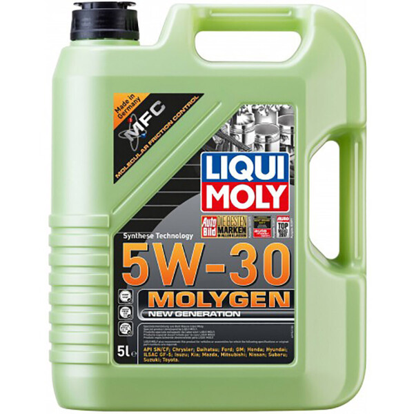 

Синтетическое моторное масло Liqui Moly Molygen New Generation 5W-30 — 5 л