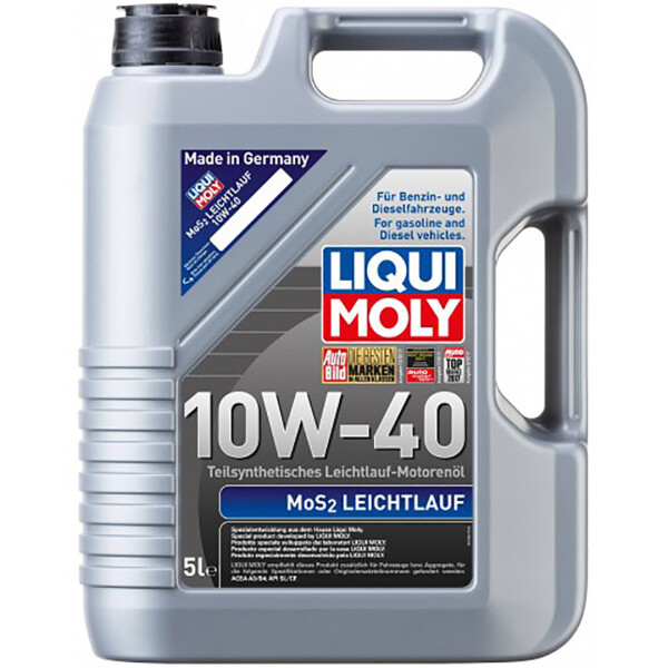 

Полусинтетическое моторное масло Liqui Moly MOS2-Leichtlauf 10W-40 — 5 л