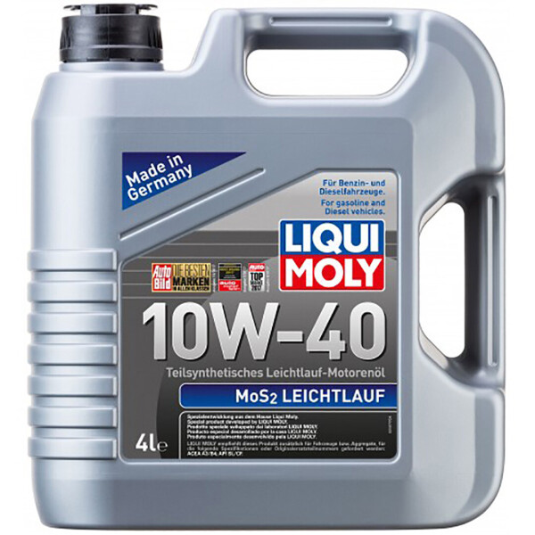 

Полусинтетическое моторное масло Liqui Moly MOS2-Leichtlauf 10W-40 — 4 л