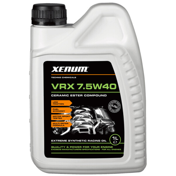 

Синтетическое моторное масло XENUM VRX 7.5W40 — 1 л