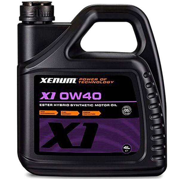 

Синтетическое моторное масло XENUM X1 0W40 Ester Hybrid — 4 л