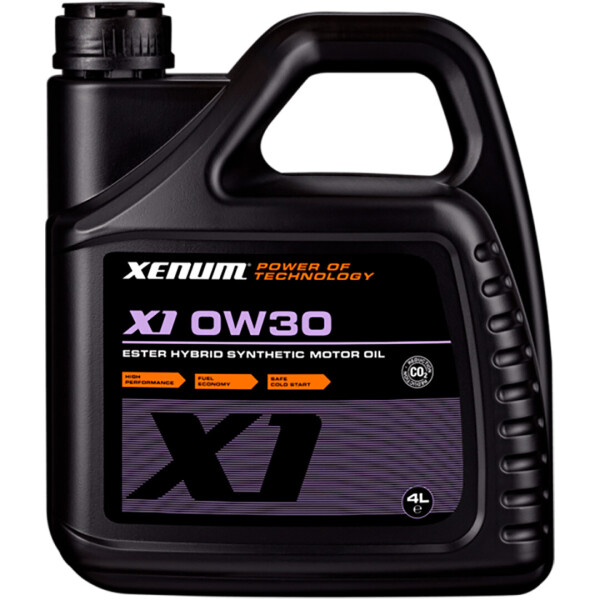 

Синтетическое моторное масло XENUM X1 0W30 Ester Hybrid — 4 л