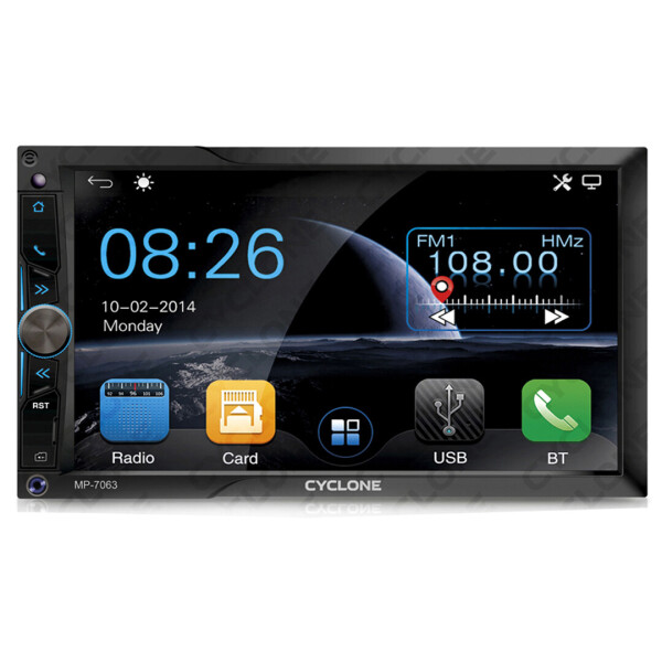 

2 din автомагнитола USB Cyclone MP-7063