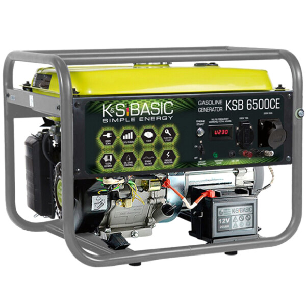 

Бензиновый генератор Konner&Sohnen BASIC KSB 6500CE