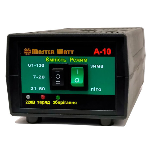 

Автоматическое зарядное устройство для аккумуляторов Master Watt А-10