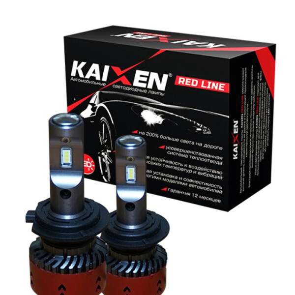 

Светодиодные лампы для автомобиля Kaixen Red Line H7 35 W
