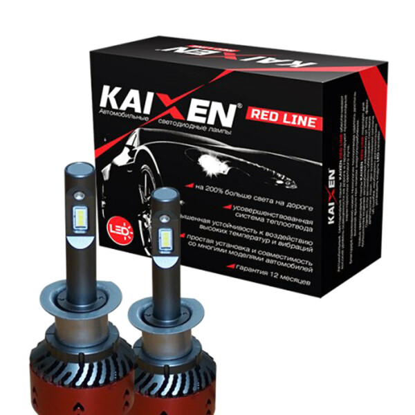 

Светодиодные лампы для автомобиля Kaixen Red Line H1 35 W