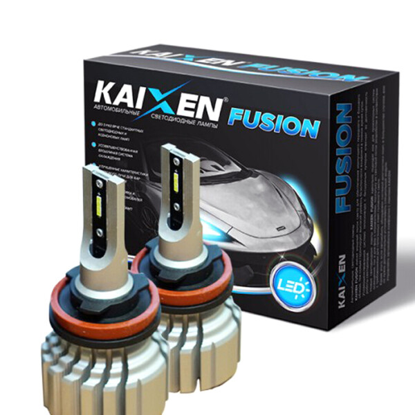 

Светодиодные лампы для автомобиля Kaixen Fusion H8/H11/H16 35 W