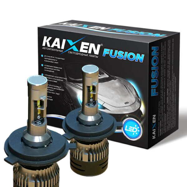 

Светодиодные лампы для автомобиля Kaixen Fusion H4 35 W