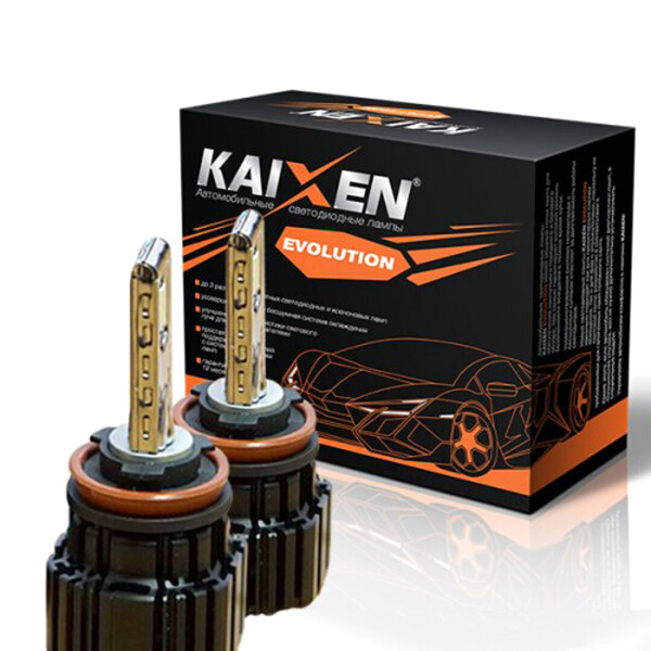 

Светодиодные лампы для автомобиля Kaixen Evolution H8/H11/H16 50 W