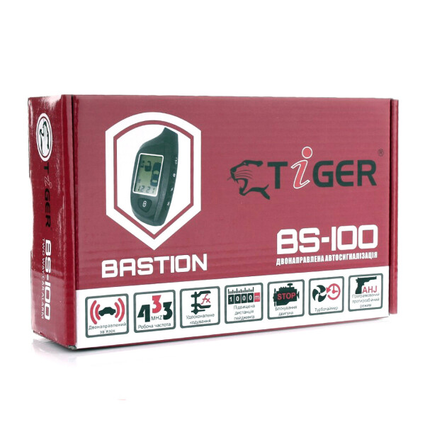 

Сигнализация на авто Tiger BASTION BS-100