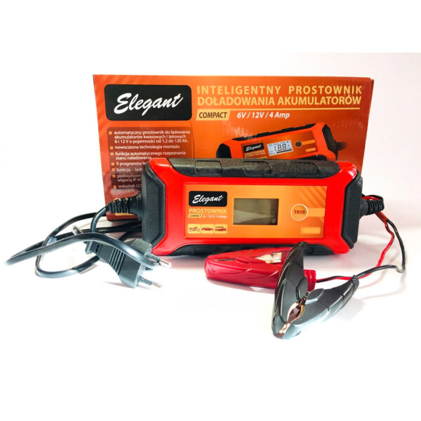 

Импульсное зарядное устройство для автомобильного аккумулятора Elegant Compact 100 415