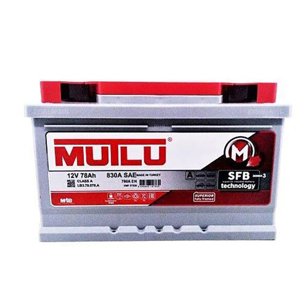 

Аккумулятор автомобильный MUTLU LB3.78.078.A 12 V 78AH EU