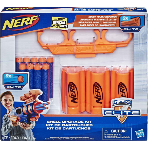 

Набор Nerf Shell Upgrade: держатель, 3 гильзы и 9 стрел (E3461)
