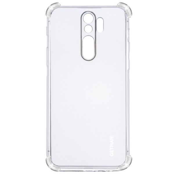 

TPU чехол GETMAN Ease logo усиленные углы для Xiaomi Redmi 9A Прозрачный / Transparent