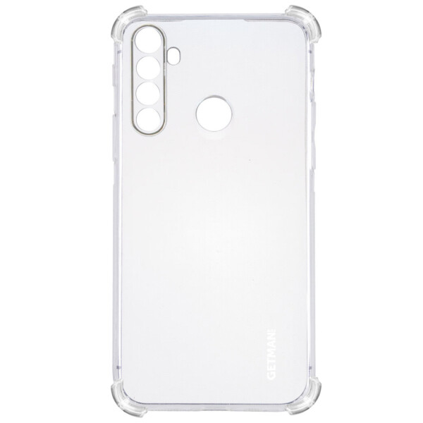 

TPU чехол GETMAN Ease logo усиленные углы для Xiaomi Redmi Note 8 Прозрачный / Transparent