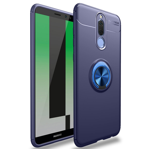 

TPU чехол Deen ColorRing под магнитный держатель (opp) для Xiaomi Redmi 8 Синий / Синий