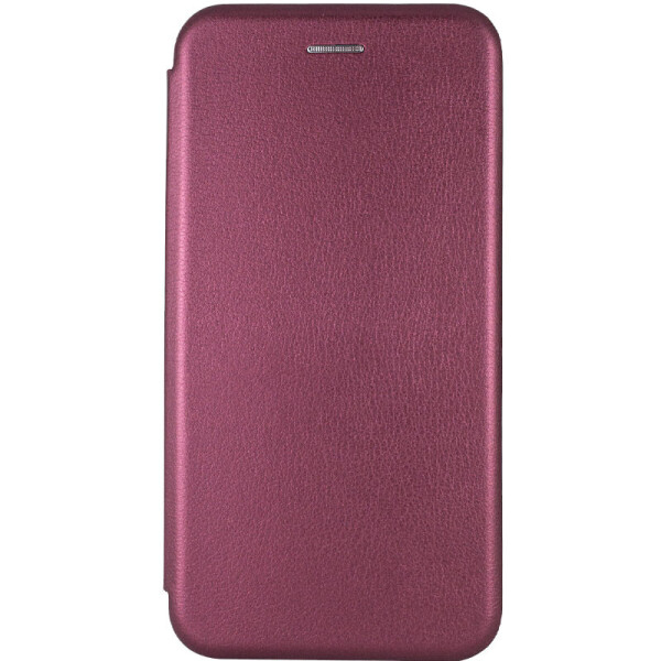 Акція на Кожаный чехол (книжка) Classy для Samsung Galaxy A21s Бордовый від Allo UA