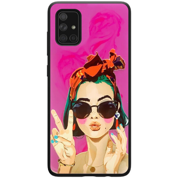 

TPU+PC чехол Ultra Violet для Samsung Galaxy A71 Peace