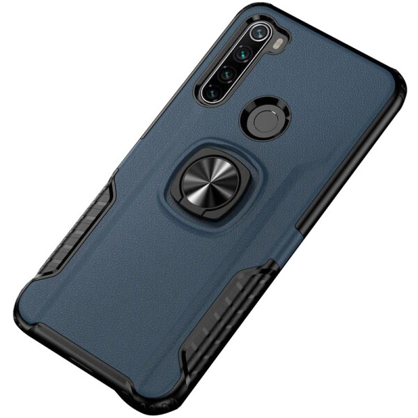 

TPU+PC чехол Deen EdgeRing с креплением под магнитный держатель для Realme 5 / Realme 6i Синий